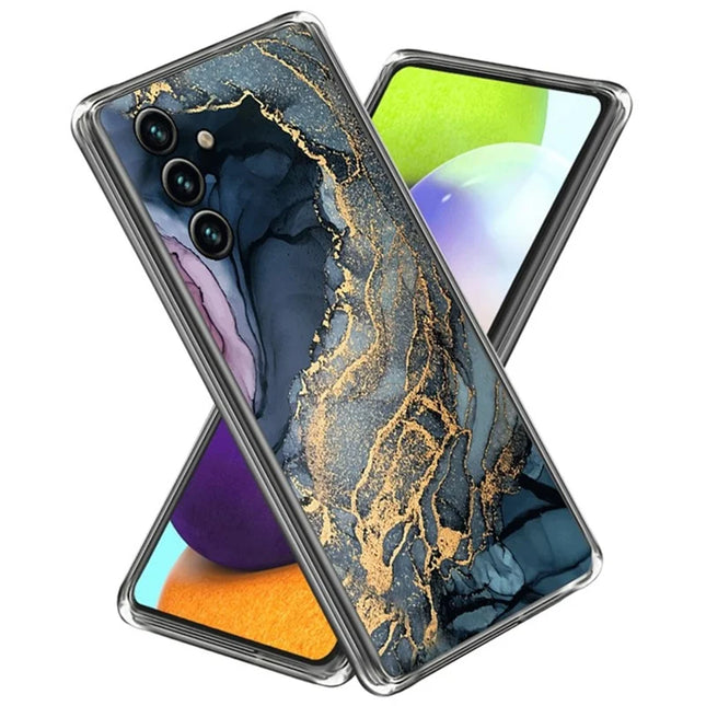 For Samsung Galaxy A26 5G Case Abstract Marble Pattern Printing TPU Phone Cover - Style B