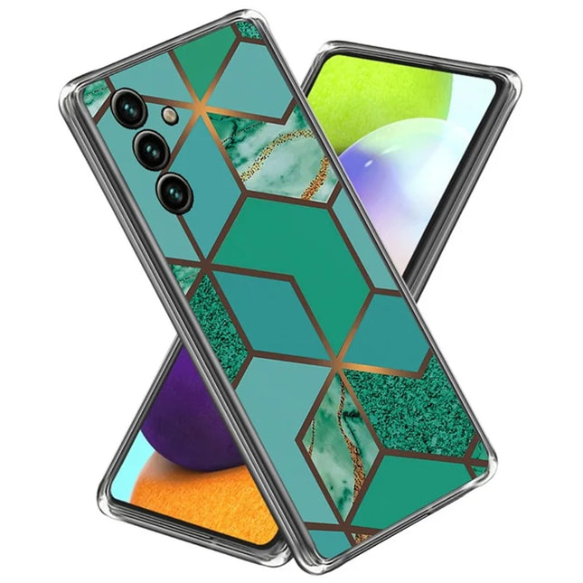 For Samsung Galaxy A56 5G Case Abstract Marble Pattern Printing TPU Phone Cover - Style A