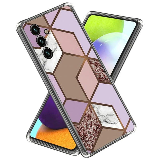 For Samsung Galaxy A56 5G Case Abstract Marble Pattern Printing TPU Phone Cover - Style B