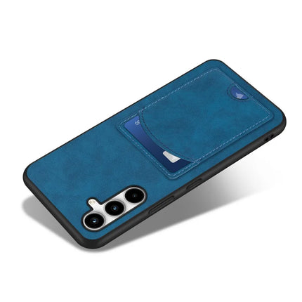 For Samsung Galaxy A36 5G Case Kickstand Leather Coated TPU Phone Cover with Card Slot