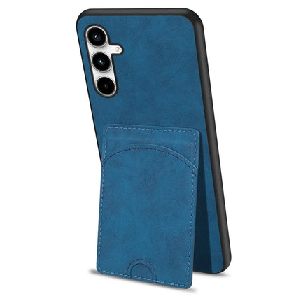 For Samsung Galaxy A36 5G Case Kickstand Leather Coated TPU Phone Cover with Card Slot