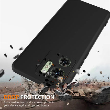 For Motorola Edge 40 5G Case Compatible with MagSafe Anti-Drop Liquid Silicone Phone Cover with Lanyard