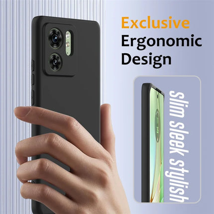 For Motorola Edge 40 5G Case Compatible with MagSafe Anti-Drop Liquid Silicone Phone Cover with Lanyard