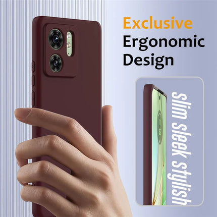 For Motorola Edge 40 5G Case Compatible with MagSafe Anti-Drop Liquid Silicone Phone Cover with Lanyard