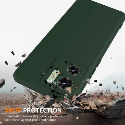 For Motorola Edge 40 5G Case Compatible with MagSafe Anti-Drop Liquid Silicone Phone Cover with Lanyard