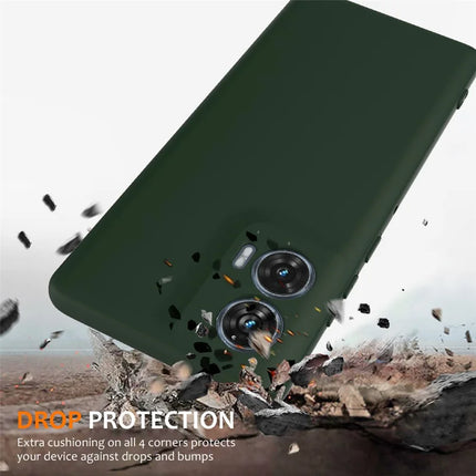 For Motorola Edge 50 Fusion 5G Case Compatible with MagSafe Anti-Drop Liquid Silicone Phone Cover with Lanyard