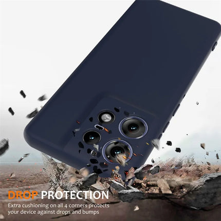 For Motorola Edge 50 Pro 5G Case Compatible with MagSafe Anti-Drop Liquid Silicone Phone Cover with Lanyard