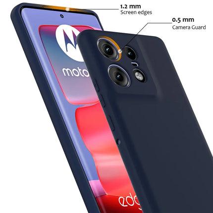 For Motorola Edge 50 Pro 5G Case Compatible with MagSafe Anti-Drop Liquid Silicone Phone Cover with Lanyard