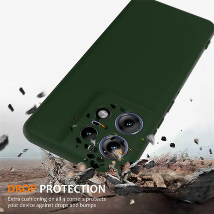 For Motorola Edge 50 Pro 5G Case Compatible with MagSafe Anti-Drop Liquid Silicone Phone Cover with Lanyard