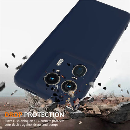 For Motorola Edge 50 Ultra 5G  /  Moto X50 Ultra 5G Case Compatible with MagSafe Anti-Drop Liquid Silicone Phone Cover with Lanyard