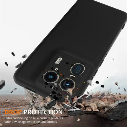 For Motorola Edge 50 Ultra 5G  /  Moto X50 Ultra 5G Case Compatible with MagSafe Anti-Drop Liquid Silicone Phone Cover with Lanyard
