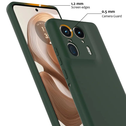 For Motorola Edge 50 Ultra 5G  /  Moto X50 Ultra 5G Case Compatible with MagSafe Anti-Drop Liquid Silicone Phone Cover with Lanyard