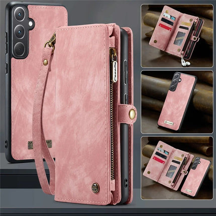 For Samsung Galaxy A36 5G Case CASEME 008 Series Detachable Leather Zipper Wallet Phone Cover