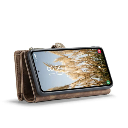 For Samsung Galaxy A36 5G Case CASEME 008 Series Detachable Leather Zipper Wallet Phone Cover