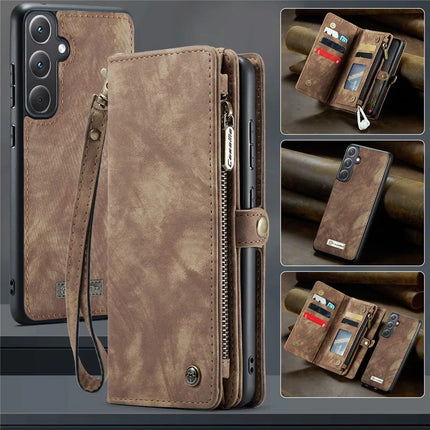 For Samsung Galaxy A36 5G Case CASEME 008 Series Detachable Leather Zipper Wallet Phone Cover