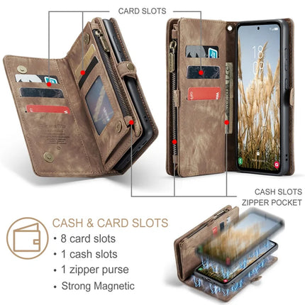 For Samsung Galaxy A36 5G Case CASEME 008 Series Detachable Leather Zipper Wallet Phone Cover