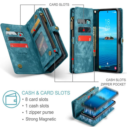 For Samsung Galaxy A36 5G Case CASEME 008 Series Detachable Leather Zipper Wallet Phone Cover