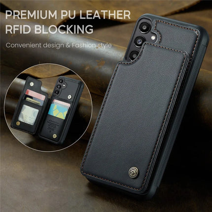 For Samsung Galaxy A36 5G Case CASEME C22 Series  Leather+TPU Cover RFID Blocking 5 Card Slots