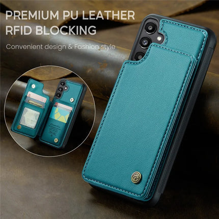 For Samsung Galaxy A36 5G Case CASEME C22 Series  Leather+TPU Cover RFID Blocking 5 Card Slots