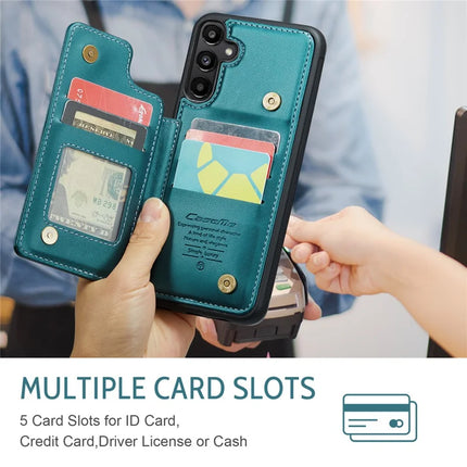 For Samsung Galaxy A36 5G Case CASEME C22 Series  Leather+TPU Cover RFID Blocking 5 Card Slots