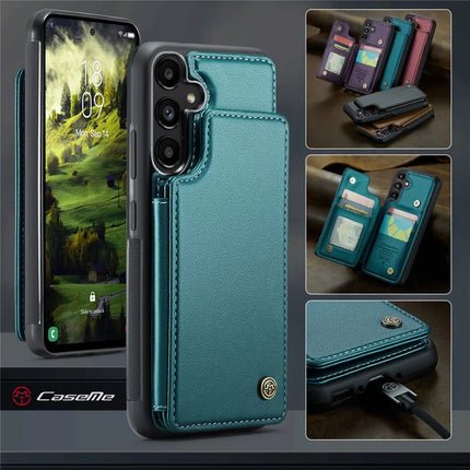 For Samsung Galaxy A36 5G Case CASEME C22 Series  Leather+TPU Cover RFID Blocking 5 Card Slots