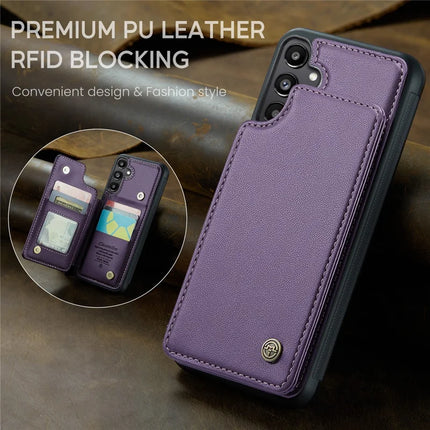 For Samsung Galaxy A36 5G Case CASEME C22 Series  Leather+TPU Cover RFID Blocking 5 Card Slots