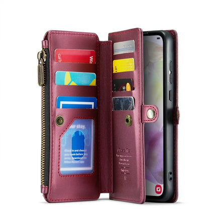 For Samsung Galaxy A36 5G Case CASEME C36 Series  Zipper Wallet Leather Phone Cover with Straps