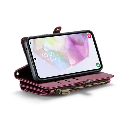 For Samsung Galaxy A36 5G Case CASEME C36 Series  Zipper Wallet Leather Phone Cover with Straps