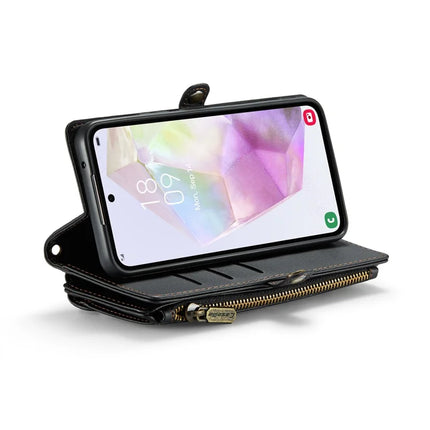 For Samsung Galaxy A36 5G Case CASEME C36 Series  Zipper Wallet Leather Phone Cover with Straps