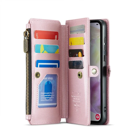 For Samsung Galaxy A36 5G Case CASEME C36 Series  Zipper Wallet Leather Phone Cover with Straps