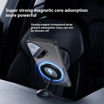For Huawei Pura 70 Pro / 70 Pro+ Case TPU Frame Metal Back Panel Phone Cover Built In Glass Lens Film