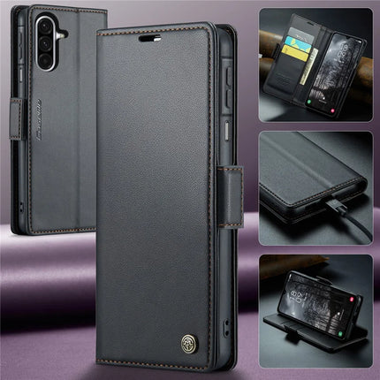 For Samsung Galaxy A26 5G Case CASEME 023 Series RFID Blocking Glossy Stand Phone Cover