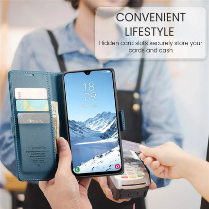 For Samsung Galaxy A26 5G Case CASEME 023 Series RFID Blocking Glossy Stand Phone Cover