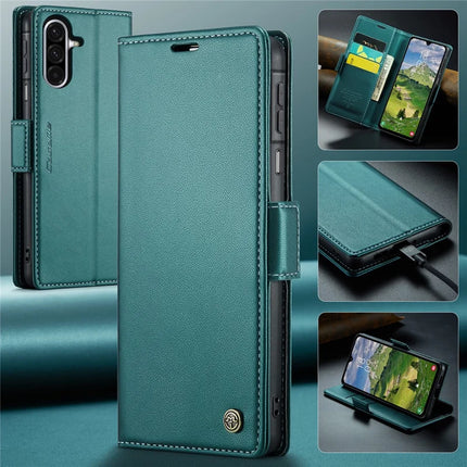 For Samsung Galaxy A26 5G Case CASEME 023 Series RFID Blocking Glossy Stand Phone Cover