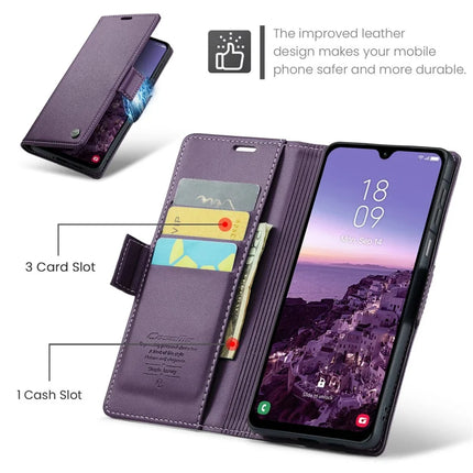 For Samsung Galaxy A26 5G Case CASEME 023 Series RFID Blocking Glossy Stand Phone Cover