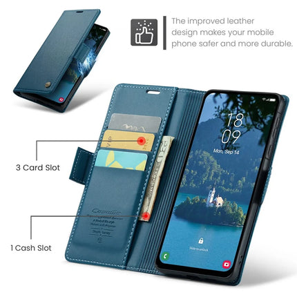 For Samsung Galaxy A36 5G Case CASEME 023 Series RFID Blocking Glossy Stand Phone Cover
