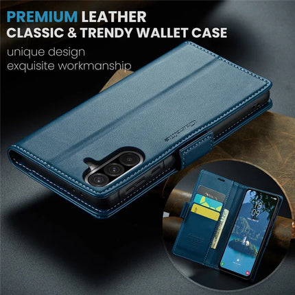 For Samsung Galaxy A36 5G Case CASEME 023 Series RFID Blocking Glossy Stand Phone Cover