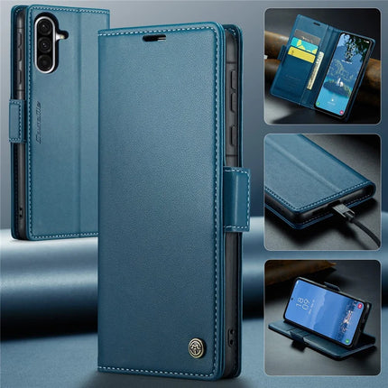 For Samsung Galaxy A36 5G Case CASEME 023 Series RFID Blocking Glossy Stand Phone Cover