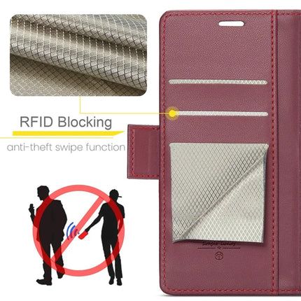 For Samsung Galaxy A36 5G Case CASEME 023 Series RFID Blocking Glossy Stand Phone Cover