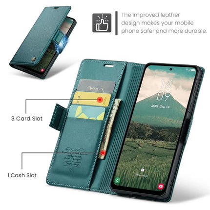 For Samsung Galaxy A56 5G Case CASEME 023 Series RFID Blocking Glossy Stand Phone Cover