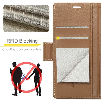 For Samsung Galaxy A56 5G Case CASEME 023 Series RFID Blocking Glossy Stand Phone Cover