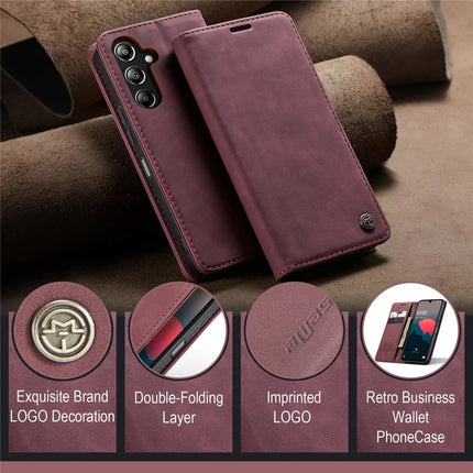 For Samsung Galaxy A26 5G Case CASEME 013 Series Card Holder Stand Leather Phone Cover