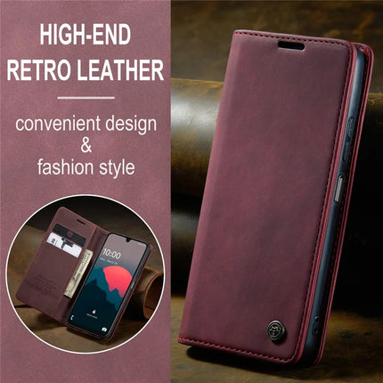 For Samsung Galaxy A26 5G Case CASEME 013 Series Card Holder Stand Leather Phone Cover