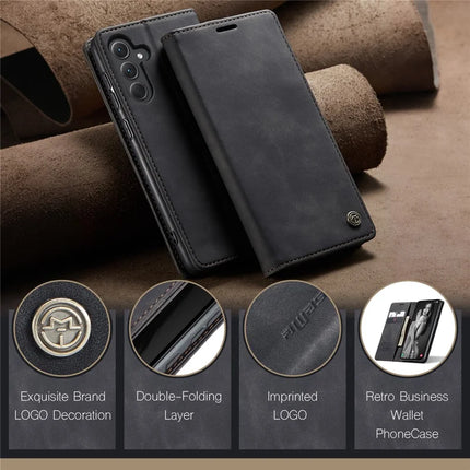 For Samsung Galaxy A36 5G Case CASEME 013 Series Card Holder Stand Leather Phone Cover