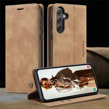 For Samsung Galaxy A36 5G Case CASEME 013 Series Card Holder Stand Leather Phone Cover