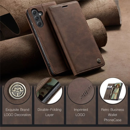 For Samsung Galaxy A36 5G Case CASEME 013 Series Card Holder Stand Leather Phone Cover