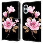 Black  /  Flowers