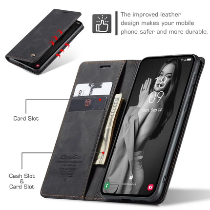 For Samsung Galaxy A56 5G Case CASEME 013 Series Card Holder Stand Leather Phone Cover