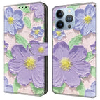 Oil Painting Purple Flowers