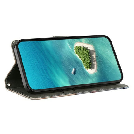 For Google Pixel 9 Pro  /  Pixel 9 Case Pattern Printing Anti-Drop Leather Flip Wallet Phone Cover